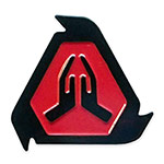 Church Camp trading pin