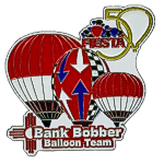 Custom balloon pins Bobber Team