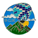 Custom balloon pins In-Cline Balloon