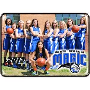 Custom basketball team pin