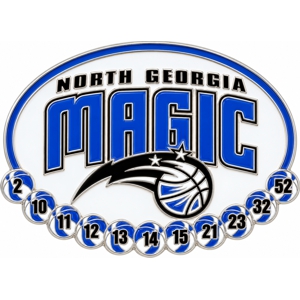 Custom basketball team pins