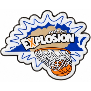 Custom basketball team pin