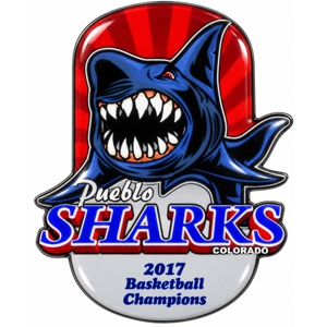 Custom basketball team pins