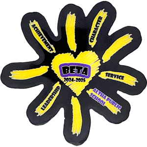 School Beta Club trading pins School Beta Club trading pins