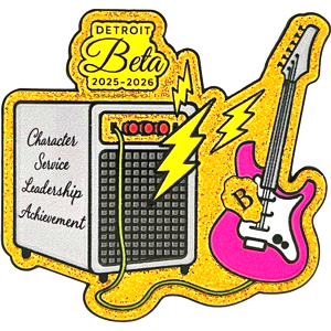 Beta Club trading pins Beta Club trading pins