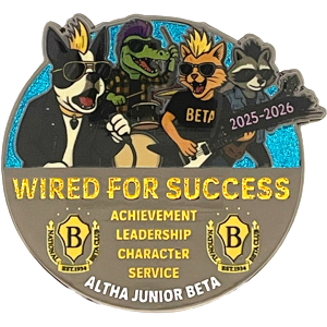 Junior Beta Club pins Junior Beta Club pins