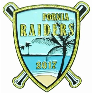custom softball pin