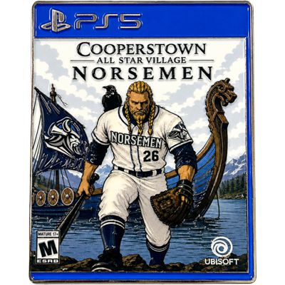 custom UV print pin sample