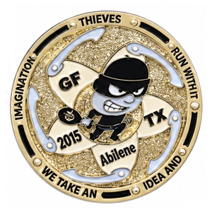 Custom Destination Imagination team pins