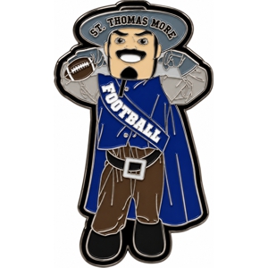 Custom football team trading pins