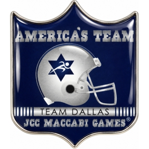 Custom football team trading pins