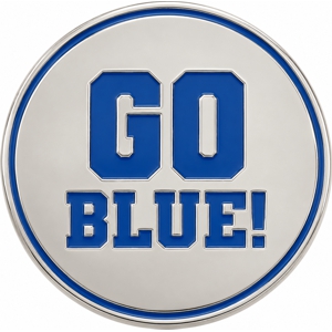 Custom football team trading pin