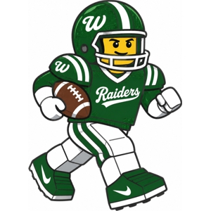 Custom football team trading pins