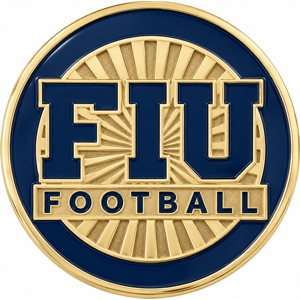 Custom football team trading pin