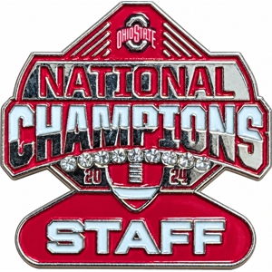 Custom football pins championship design