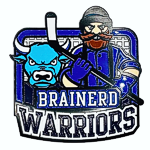 custom hockey pins brainerd warriors