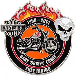 Custom motorcycle pin