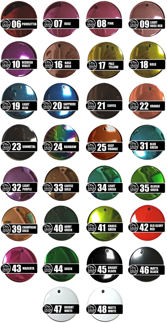 Shiny Colored Metallic Plating Nickel